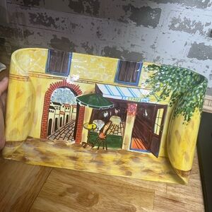 Certified International Sidewalk Cafe Serving Platter